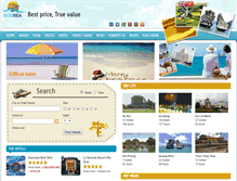Tablet Screenshot of ecoseatravel.com